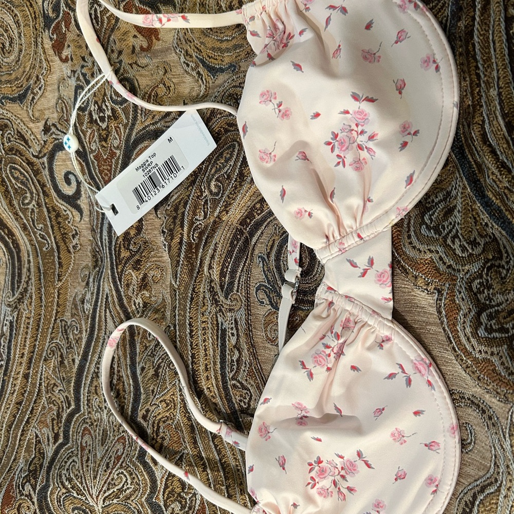 Frankie's Bikinis Light Pink Maggie Top